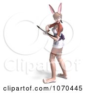 Clipart 3d Sexy Bunny Woman Using A Crossbow 2 Royalty Free CGI Illustration by Ralf61