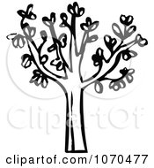 Poster, Art Print Of Black And White Tree