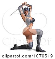 Clipart 3d Sexy Warrior Princess 1 Royalty Free CGI Illustration by Ralf61