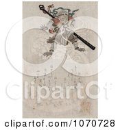 Poster, Art Print Of The Monkey Songoku From Travels To The West Dressed As A Samurai