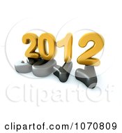 Clipart 3d 2012 On 2011 Royalty Free CGI Illustration