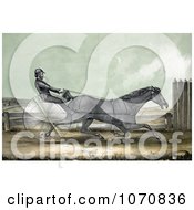 Poster, Art Print Of The Trotting Horse Named Trustee In His 20th Mile On October 20th 1848