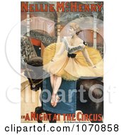 Poster, Art Print Of Nellie Mchenry Seated Sideways On A Horse In A Night At The Circus