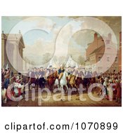 Poster, Art Print Of Evacuation Day During George Washingtons Triumphal Entry Into New York City 1783