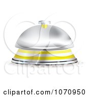 Clipart 3d Hotel Bell Royalty Free Vector Illustration