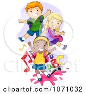 Poster, Art Print Of Playful School Kids