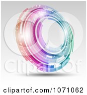 Clipart Sparkly Abstract Circle Royalty Free Vector Illustration