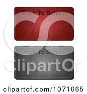 Poster, Art Print Of 3d Back To School Leather Banners