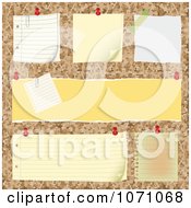 Poster, Art Print Of 3d Bulletin Board With Blank Posts