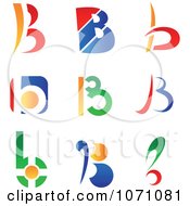 Poster, Art Print Of Colorful Letter B Logos