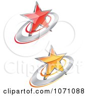 Poster, Art Print Of 3d Glossy Stars And Rings