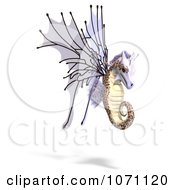 Clipart 3d Dragon Seahorse 2 Royalty Free CGI Illustration
