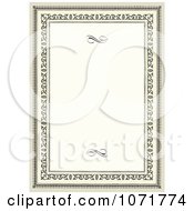 Poster, Art Print Of Aged Certificate Frame Invitation With Copyspace