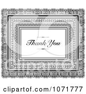 Poster, Art Print Of Black And White Frames And Thank You Text
