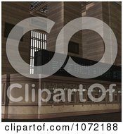 Clipart 3d Interior Of Grand Central Terminal 2 Royalty Free CGI Illustration