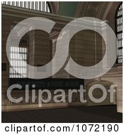 Clipart 3d Interior Of Grand Central Terminal 4 Royalty Free CGI Illustration