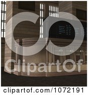 Clipart 3d Interior Of Grand Central Terminal 5 Royalty Free CGI Illustration