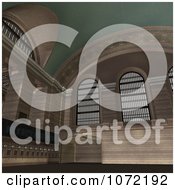 Clipart 3d Interior Of Grand Central Terminal 6 Royalty Free CGI Illustration
