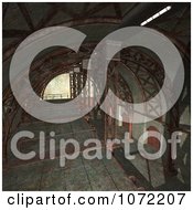 Clipart 3d Rusty Industrial Interior 1 Royalty Free CGI Illustration