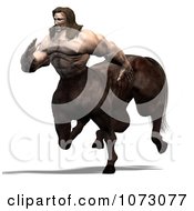 Clipart 3d Centaur Man Running Royalty Free CGI Illustration by Ralf61 #COLLC1073077-0172