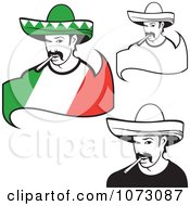 Poster, Art Print Of Mexican Men Smoking Cigarettes