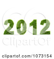 Poster, Art Print Of 3d Grassy 2012 New Year
