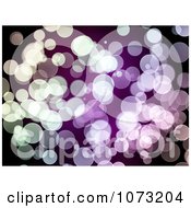 Poster, Art Print Of Sparkly Green And Purple Bokeh Lights