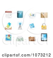 Poster, Art Print Of 3d Web Browser Communication Icon Design Elements 2