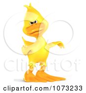 Clipart 3d Mad Yellow Ducky 2 Royalty Free CGI Illustration by Ralf61 #COLLC1073233-0172