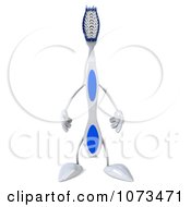 Clipart 3d Dental Toothbrush Character Royalty Free CGI Illustration