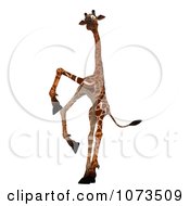 Clipart 3d Clumsy African Giraffe 2 Royalty Free CGI Illustration by Ralf61