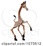 Clipart 3d Clumsy African Giraffe 3 Royalty Free CGI Illustration by Ralf61