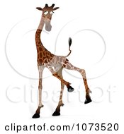 Clipart 3d Clumsy African Giraffe 6 Royalty Free CGI Illustration by Ralf61