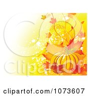 Poster, Art Print Of Grungy Thanksgiving Or Halloween Autumn Harvest Background