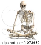 Clipart 3d Human Male Skeleton Sitting Royalty Free CGI Illustration by Ralf61 #COLLC1073689-0172