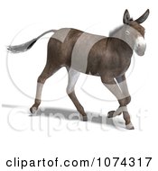 Clipart 3d Mule Trotting Royalty Free CGI Illustration by Ralf61