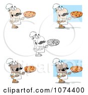 Clipart Pizza Chefs Royalty Free Vector Illustration