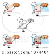 Poster, Art Print Of Happy Pizzeria Chefs