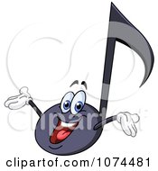 Poster, Art Print Of Cheerful Music Note