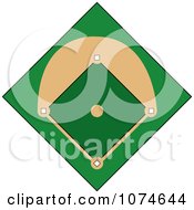 Poster, Art Print Of Baseball Diamond Field 1