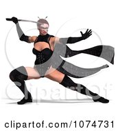 Clipart 3d Warrior Princess Fighting With A Sword 2 Royalty Free CGI Illustration by Ralf61