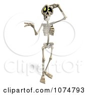 Clipart 3d Skeleton Scratching His Head Royalty Free CGI Illustration by Ralf61 #COLLC1074793-0172