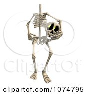 Clipart 3d Skeleton Holding His Head Royalty Free CGI Illustration by Ralf61