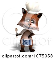 Clipart 3d Cute Fox Chef Royalty Free CGI Illustration by Ralf61 #COLLC1075058-0172