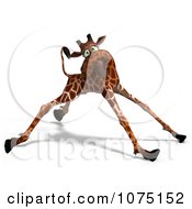 Clipart 3d Accident Prone Clumsy Giraffe 1 Royalty Free CGI Illustration by Ralf61