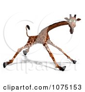 Clipart 3d Accident Prone Clumsy Giraffe 2 Royalty Free CGI Illustration by Ralf61
