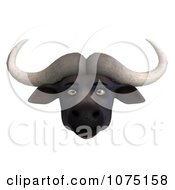 Clipart 3d Water Buffalo Face Royalty Free CGI Illustration by Ralf61
