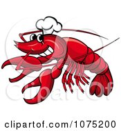 Poster, Art Print Of Seafood Lobster Chef Logo