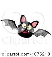 Poster, Art Print Of Black Vampire Bat Flying