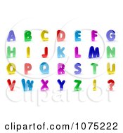 Poster, Art Print Of 3d Colorful Alphabet Magnet Capital Letters